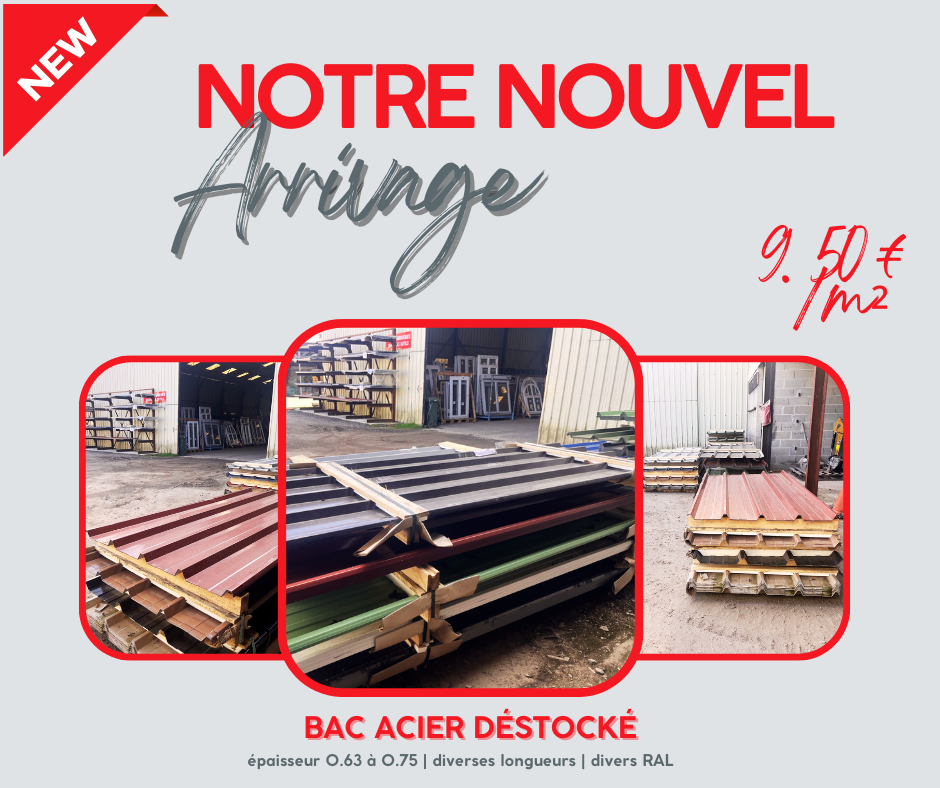 Arrivage Tôles