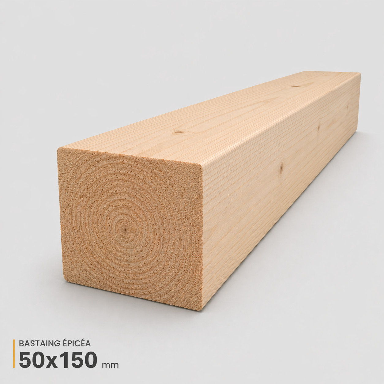 Bois Bastaing Épicéa Traité 50x150 mm - 4 m