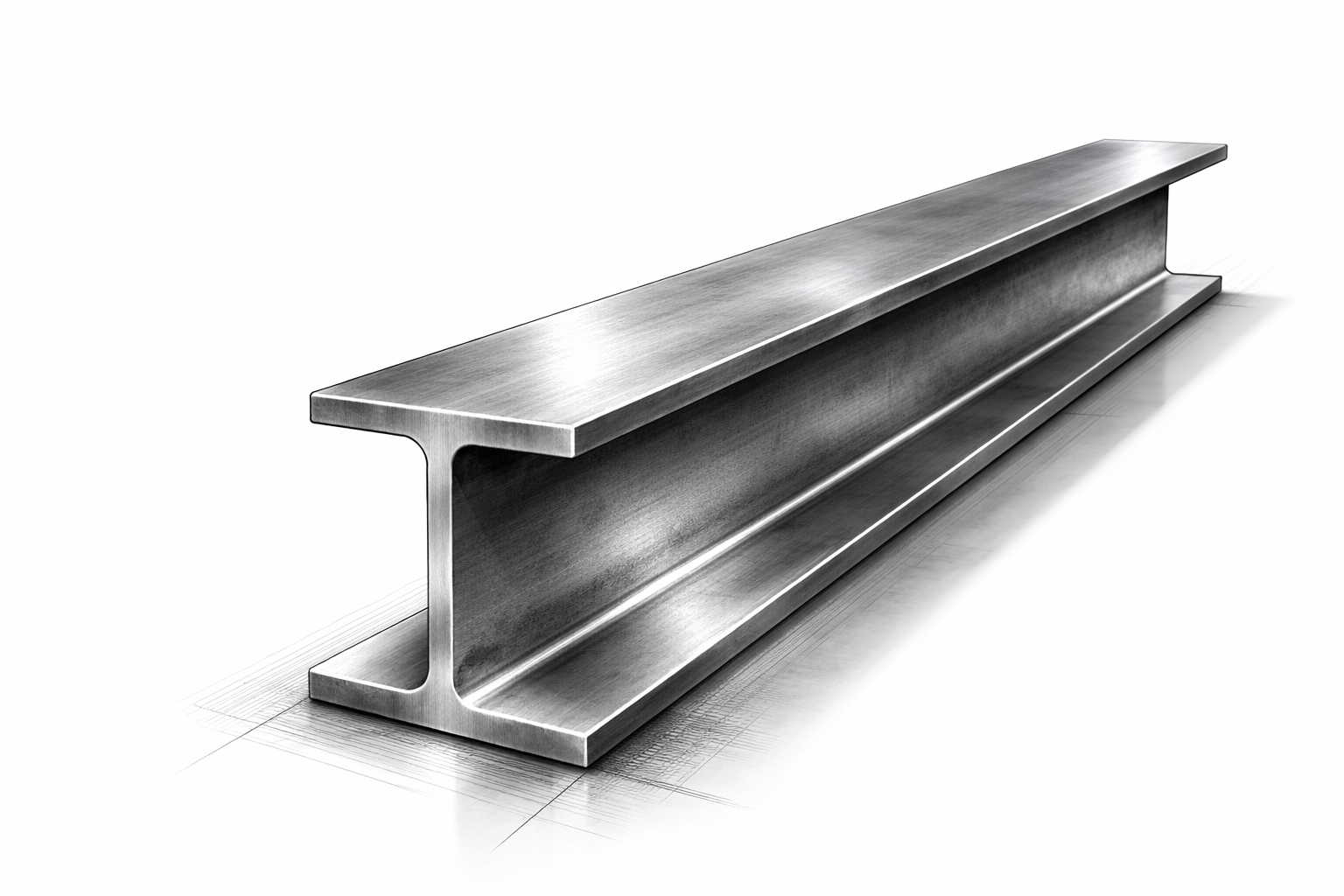 Poutrelle IPN 180 acier - Découpe sur mesure