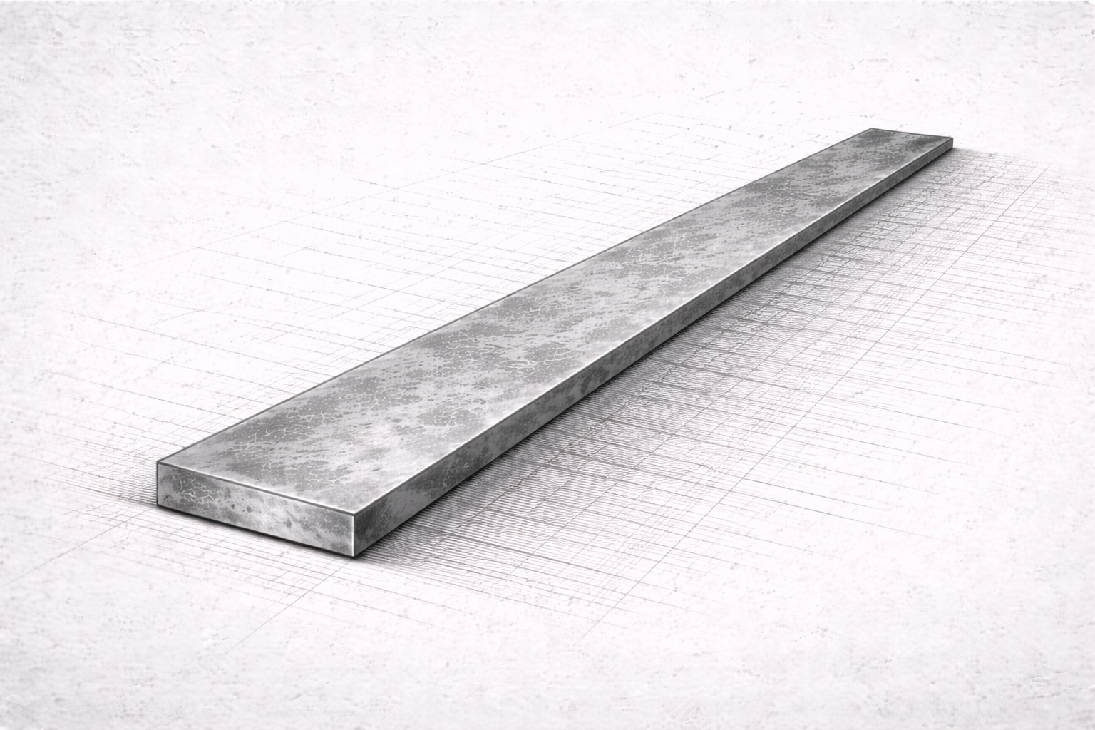 Fer plat acier 40x20 mm - Barre à la coupe