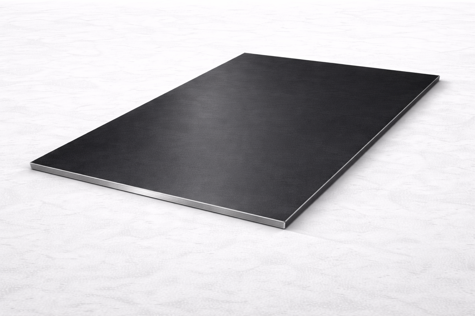 Tôle acier noire plane 2000x1250 mm épaisseur 1 mm - Découpe possible