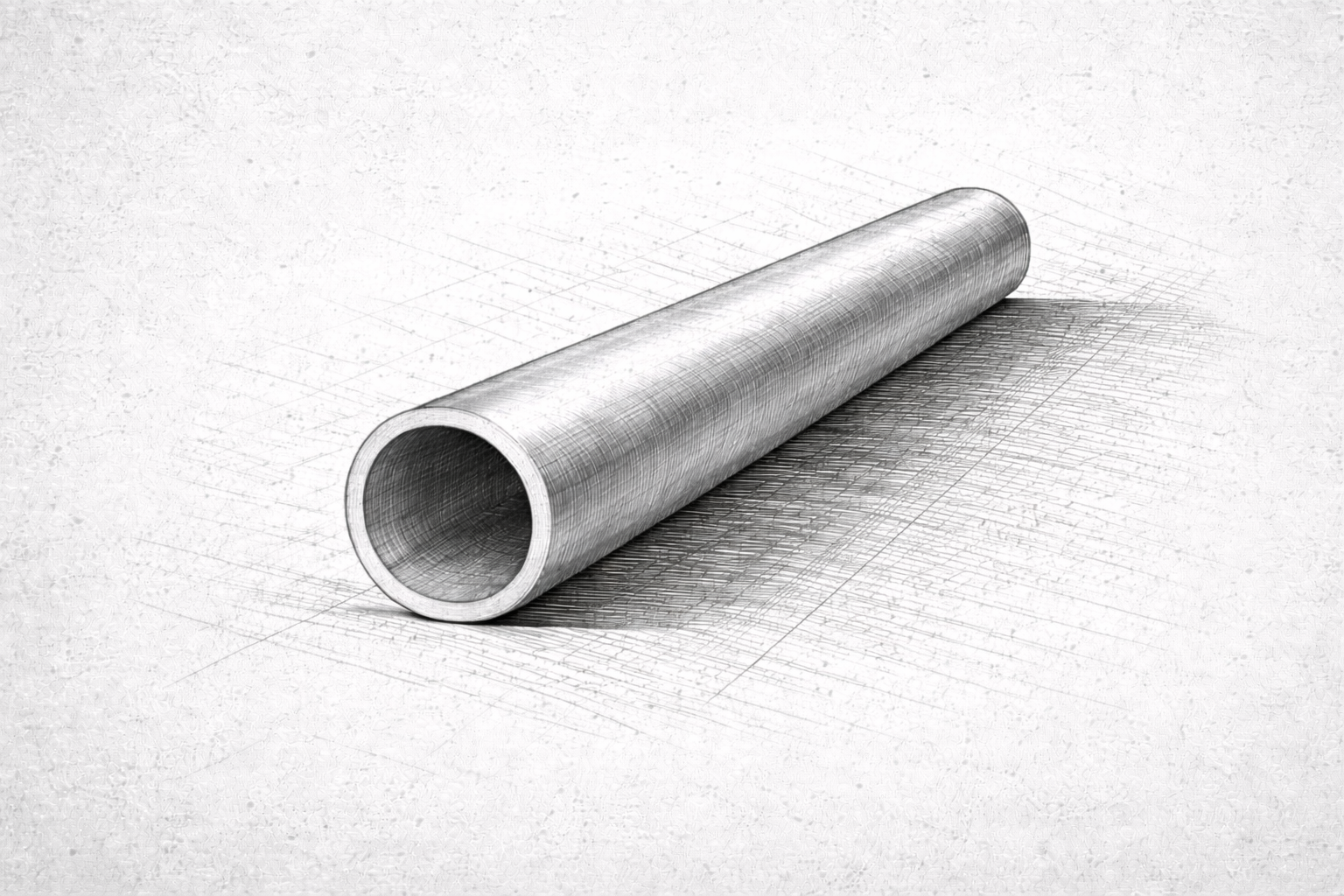 Tube aluminium rond Ø40 mm - Découpe sur mesure