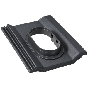 DUROVENT TUILE A DOUILLE PERSPECTIVE UNIVERSELLE NOIR PX02045