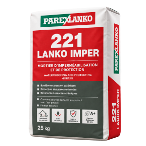 LANKO IMPER 25KG GRIS 221 MORTIER IMPERMEABILISATION