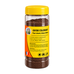 COLORANT CIMENT SYNTHETIQUE BRUN FONCE 750GR