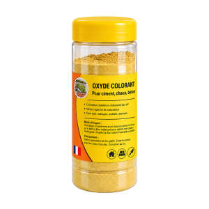 COLORANT CIMENT SYNTHETIQUE JAUNE CLAIR 500G