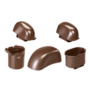 DUROVENT KIT VENTILATION HAUTE PERFORMANCE D160 mm BRUN
