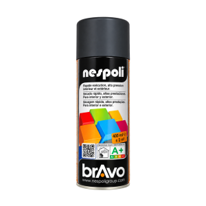 PEINTURE AEROSOL NOIR MAT 400ML
