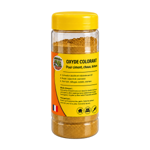 COLORANT CIMENT SYNTHETIQUE OCRE 500GR