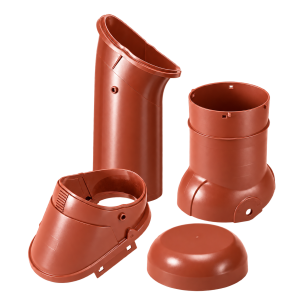 DUROVENT KIT VENTILATION ACTIVE D125 mm ROUGE