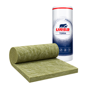 LAINE VERRE URSA HOMETEC 32 ** 101 mm ** 5400X1200 **  R=3.15 / LE ROULEAU  DE 6.48 M2