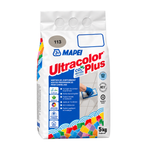 ULTRACOLOR PLUS 113 GRIS CIMENT PACK 5KG MORTIER JOINT CARRELAGE BASE CIMENT