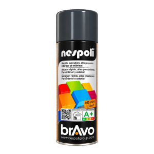 PEINTURE AEROSOL EFFET SATIN NOIR 400 ML